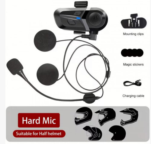 🏍️🎧 AURICULARES INALÁMBRICOS PARA CASCO DE MOTO JS-8 🎧🏍️
(50 UND X CAJA)